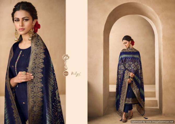Lt Nitya 176 Festive Wear Jacquard Fancy Designer Salwar Kameez Collection